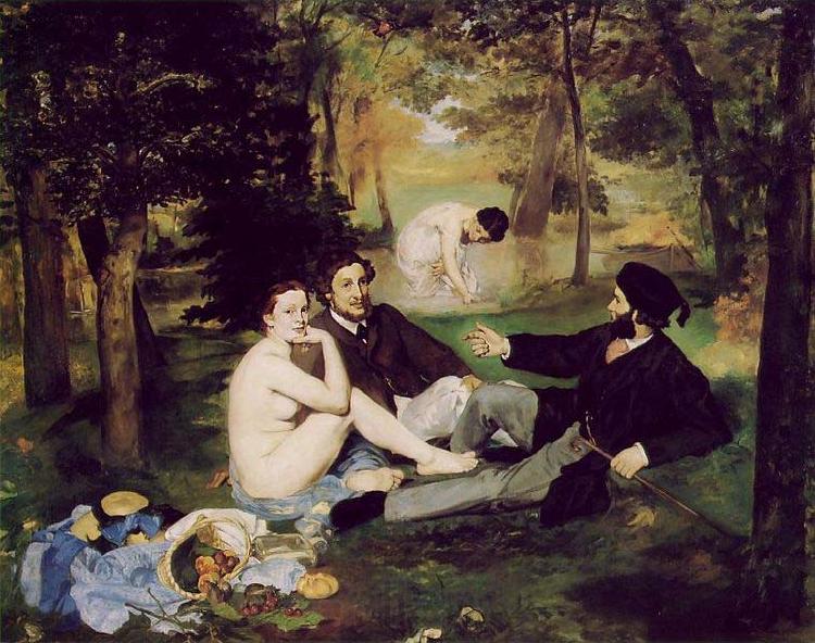 Edouard Manet The Luncheon on the Grass Spain oil painting art